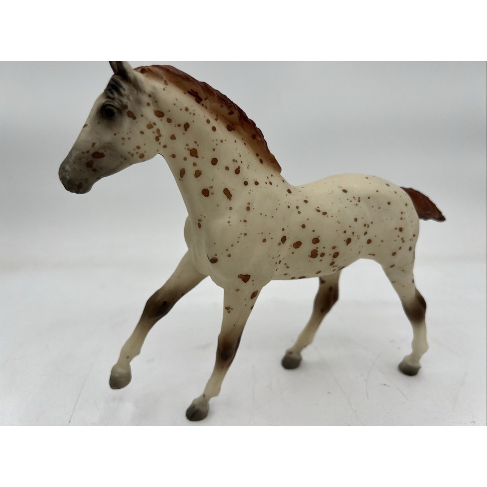 Breyer Stablemates Scrambling Foal Brown Leopard Appaloosa Horse Mold 5613